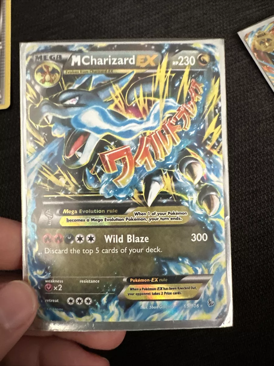  Pokemon - Mega-Charizard-EX (108) - XY Flashfire - Holo : Toys  & Games