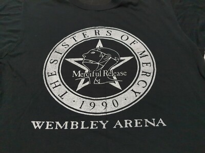 Vintage 90s The Sisters Of Mercy 1990 Wembley Arena Tour t