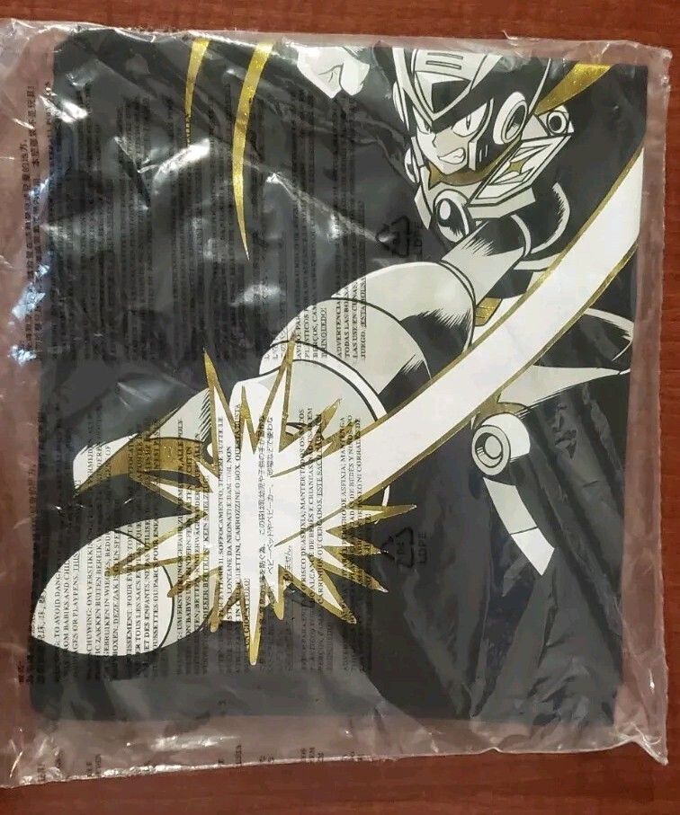 udon.　1113 SDCC 2024 Udon Mega Man ZX Gold Foil Tee Shirt Size L - New