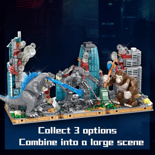 Set of 493 Pieces Dinosaur Monster Dueling Building Kit for Boys Aged 8-14 Gifts - Picture 8 of 9