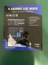 Audio Mixer Professional, ALPOWL Sound Board Console System, Interface 4 Channel