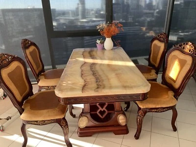Marble Top Dining Table In Melbourne Region Vic Dining Tables Gumtree Australia Free Local Classifieds