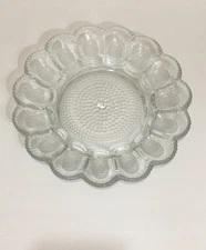 Vintage 15 Devil  Eggs Tray Platter Horderves Appetizers ￼Serving Dinner Plate ￼