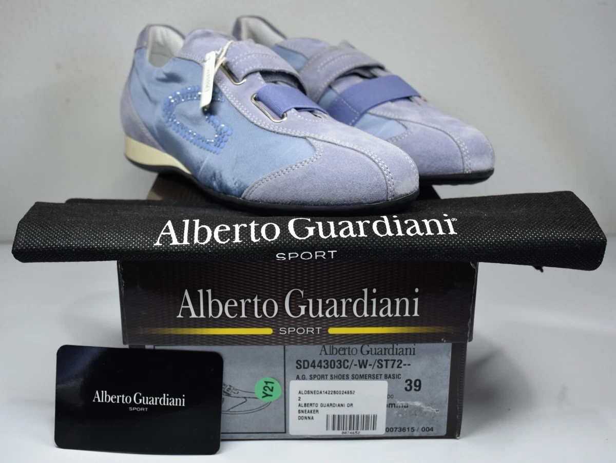 ALBERTO GUARDIANI WOMEN FASHION SNEAKERS. MADE IN ITALY. NIB 325. EU39 US9 M