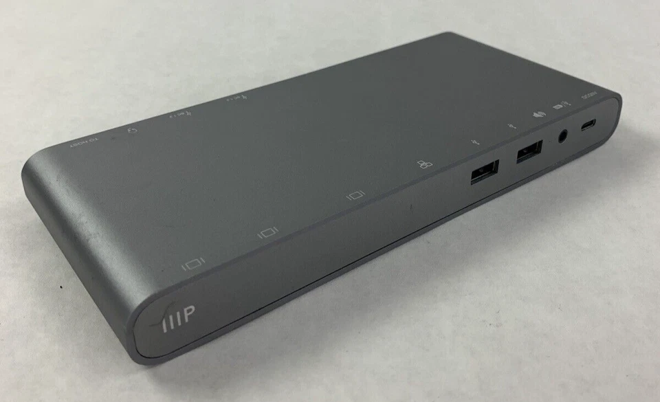 Monoprice USB-C Dual-Monitor Docking Station 100W  29434 w/ Power Supply - Image 2 of 4