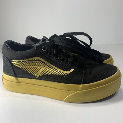 Vans X Harry Potter Golden Snitch Youth Size Shoes Old Skool