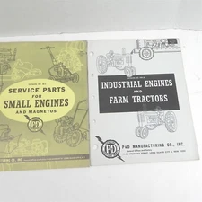 VINTAGE LOT OF 2 P & D MANUFACTURING SERVICE PARTS CATALOG FOR SMALL ENGINES