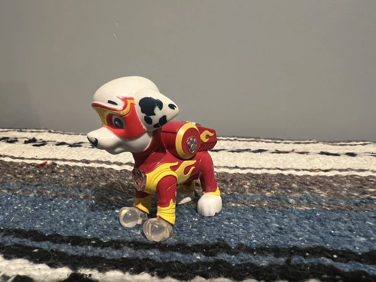 Paw Patrol Mighty Pups Light Up Marshall Figure Brand New