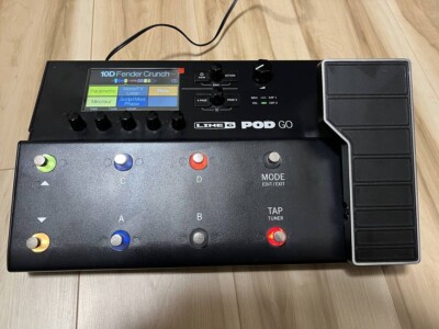 ライン6  pod Go Line 6 POD GO Guitar and Bass Multi Effects Pedal and Amp