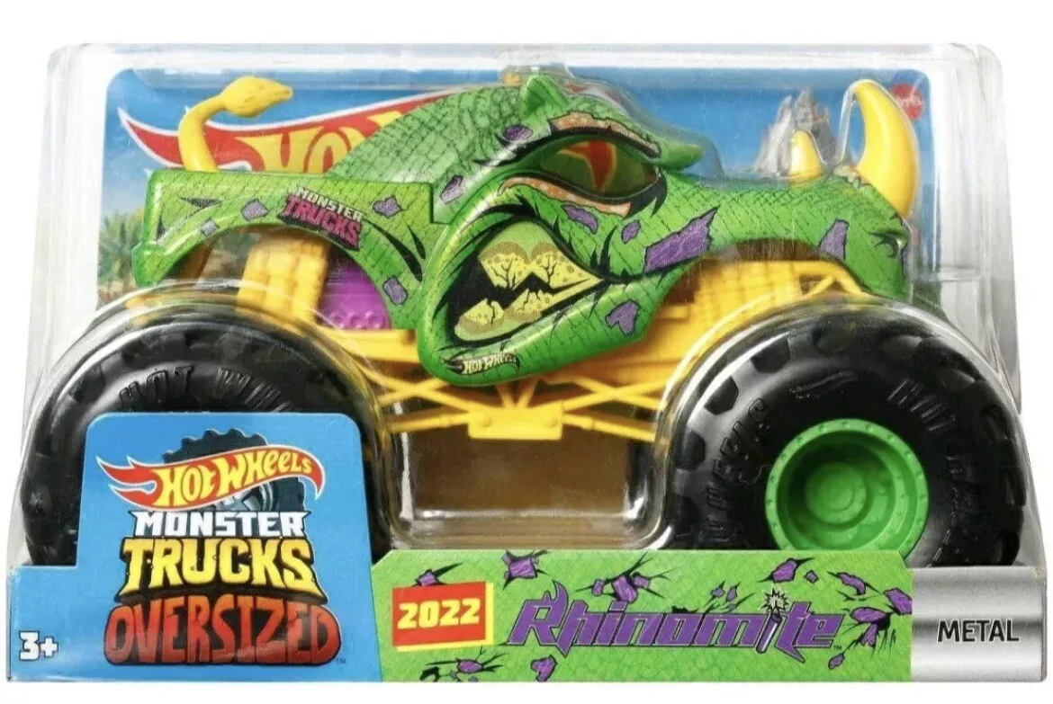 Hot Wheels Monster Trucks, Oversized Monster Truck in 1:24 Scale