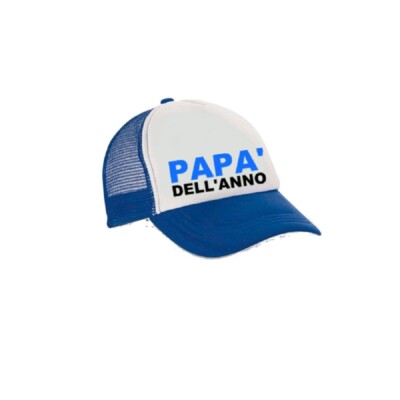 cappello cappellino visiera scritta papà dell'anno idea regalo
