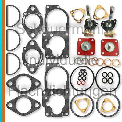 2x Reparatursatz für Solex Pierburg 32-34 PDSIT Vergaser VW T2, T3, Typ 4 Motor