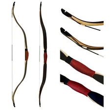 AF 50"Turkish Recurve Bow Traditional Bow Horseback Hunting Bow 30-50lbs
