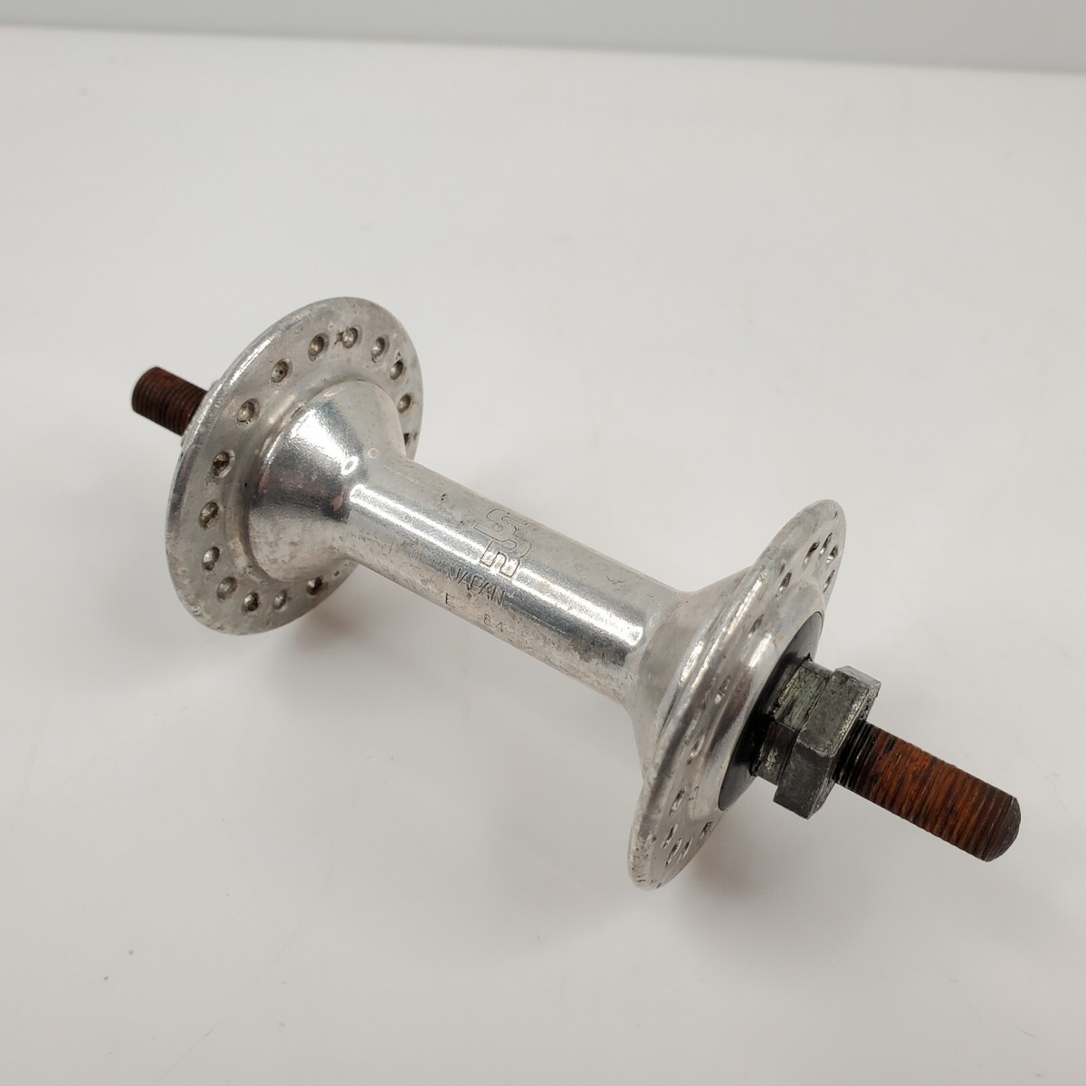 Vintage 1984 SR BMX Racing Sealed 36h Front Hub Silver Japan Vintage 1984 SR BMX Racing Sealed 36h Front Hub Silver Japan