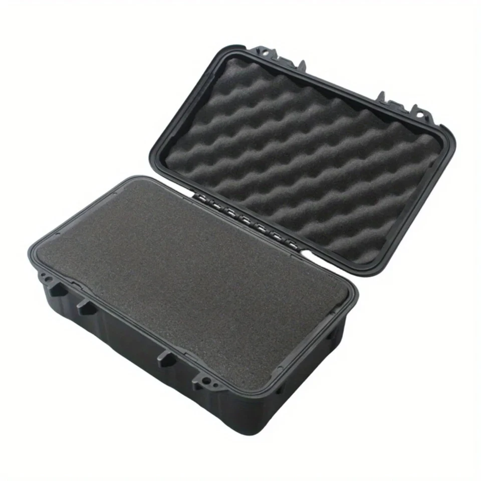 6 Sizes Black Hard Shell PP Toolbox Shockproof Portable Tool Storage Case - image 4 of 4
