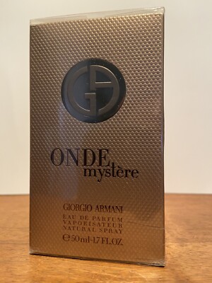 Giorgio Armani Onde Mystere 1.7 oz/50 ml Eau de Parfum New in Sealed Box ''RARE''