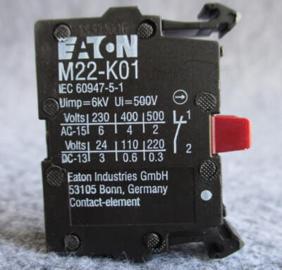 M22-K01 M22K01  1PC   New     Muller button contacts free ship #D2