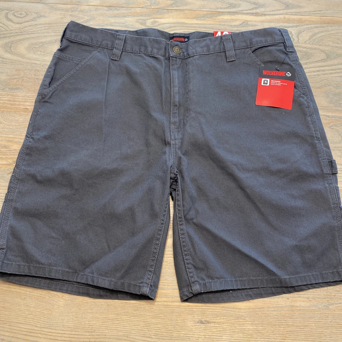 NEW Wolverine Men s Size 40 Hammer Loop Canvas Carpenter Work Shorts 9