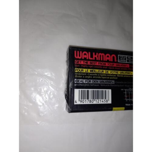 SONY WALKMAN 90 Audio Cassette Tape Type II 2 Chrome Position NOS Rare - Picture 3 of 5
