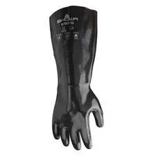 Showa 6797 10 Men's Large 18" Elbow Length Coated Neoprene Glove Smooth Grip Dz