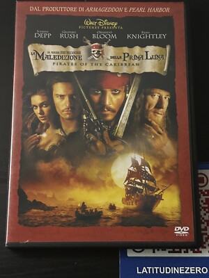 DIE PIRATEN DER KARIBIK ''DER FLUCH DES ERSTEN MONDES'' - DVD ITA auf Italienisch