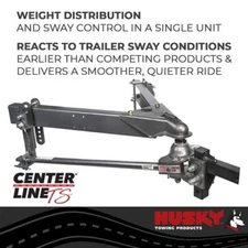 Husky Towing 12K Class IV Centerline TS Weight Distribution Hitch Kit; 33092