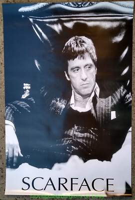 SCARFACE MOVIE POSTER 22x24 Inch COMMERCIAL PRINT AL PACINO B/W