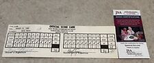PAYNE STEWART NICK FALDO SIGNED OFFICIAL TOURNAMENT SCORECARD JSA COA FIRESTONE PAYNE STEWART NICK FALDO SIGNED OFFICIAL TOURNAMENT SCORECARD JSA COA FIRESTONE