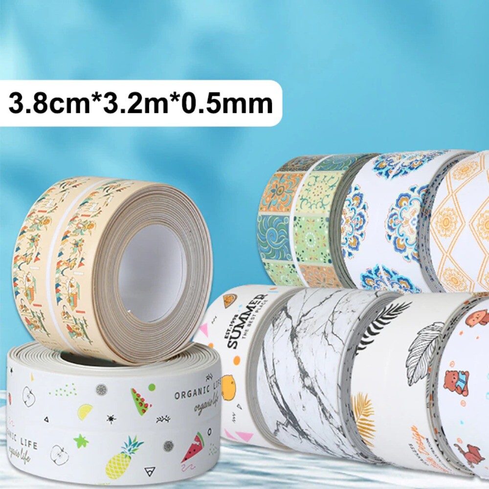 3.2M PVC Bath Sealing Tapes Waterproof Wall Stickers Sealant Tape ...