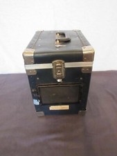 Vinyl Record File Box Flight Storage Carry Hardshell Case Locking Industrial