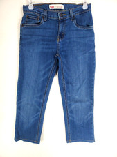 Levi's 511 Kids Boys Denim Blue Jeans Regular Slim size 14 Adjustable Waist