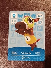 VICTORIA ANIMAL CROSSING AMIIBO SERIES 3 CARD #280 TRACKED AU POST geniuine
