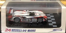 Spark 1/87 AUDI R8 #5 WINNER LE MANS 2004 Racing Model Car