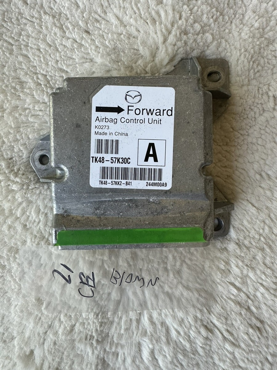 2021 MAZDA CX-9 CX9 SRS CONTROL MODULE UNIT RESTRAINT TK48-57K30C