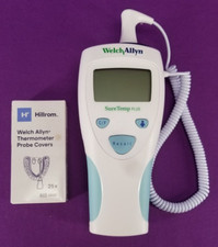 Welch Allyn Suretemp Plus 01690-000 Digital Oral Thermometer 4' Cord + probes
