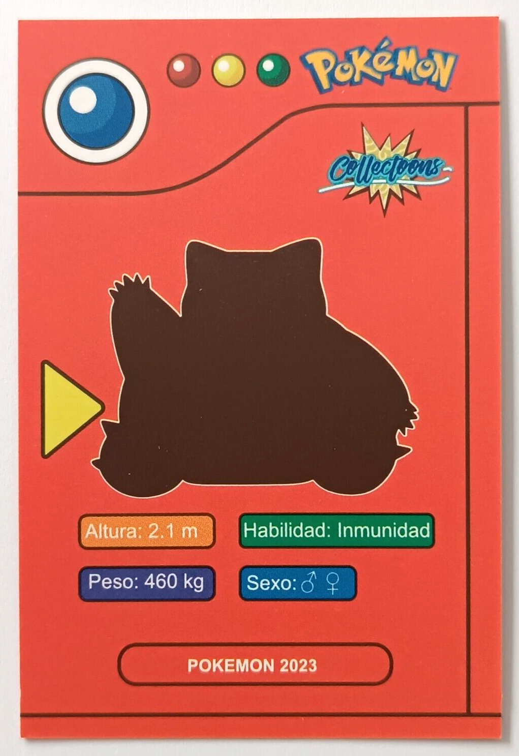 CARD POKEMON POKEDEX EC VOL. I #044 GLOOM 2023 Kanto PERU South America TCG