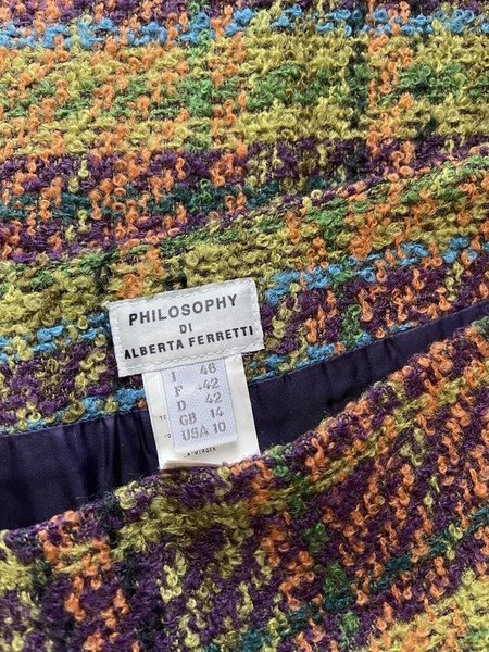 Women Alberta Ferretti Skirt Multicolor Tweed 40 /