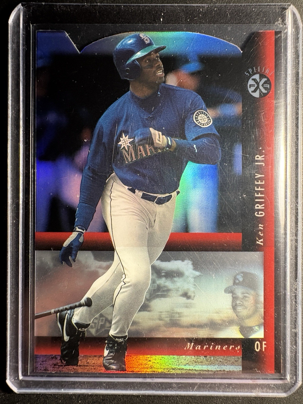 1994 Upper Deck SP Red Holoview Die cut #12 Ken Griffey Jr. Refractor
