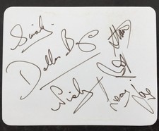 The Dallas Boys SIGNED Joe Smith, Stan Jones, Bob Wragg, Leon Fisk, Nicky Clarke