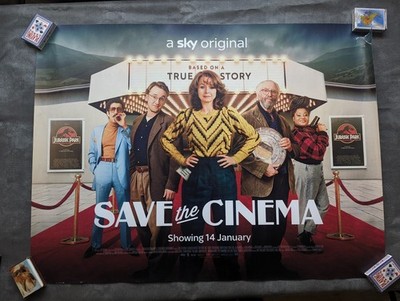 Cinema Poster: SAVE THE CINEMA 2022 (Quad) Louisa Cliffe Jonathan Pryce Sugarman