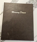 1916-1945 Mercury Dime Set - Some BU Coins in DANSCO Album - Includes the 1916D
