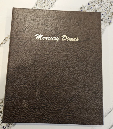 1916-1945 Mercury Dime Set - Some BU Coins in DANSCO Album - Includes the 1916D