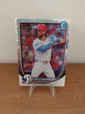 2025 Bowman Chrome Mega Box Mojo Bryce Harper #3 Philadelphia Phillies