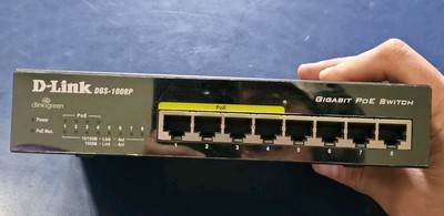 D-Link DGS-1008P 8-Port PoE Gigabit Switch with No PSU or Power Adaptor 
