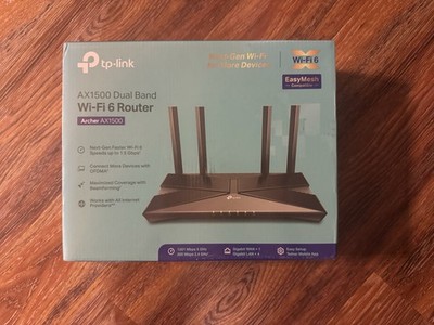 TP-LINK Archer AX1500 1.5 Gbps Wi-Fi 6 Dual-Band Wireless Router