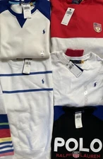 Polo Ralph Lauren Women’s Sweatshirts, Striped or Color Block; Sizes S thru 2XL