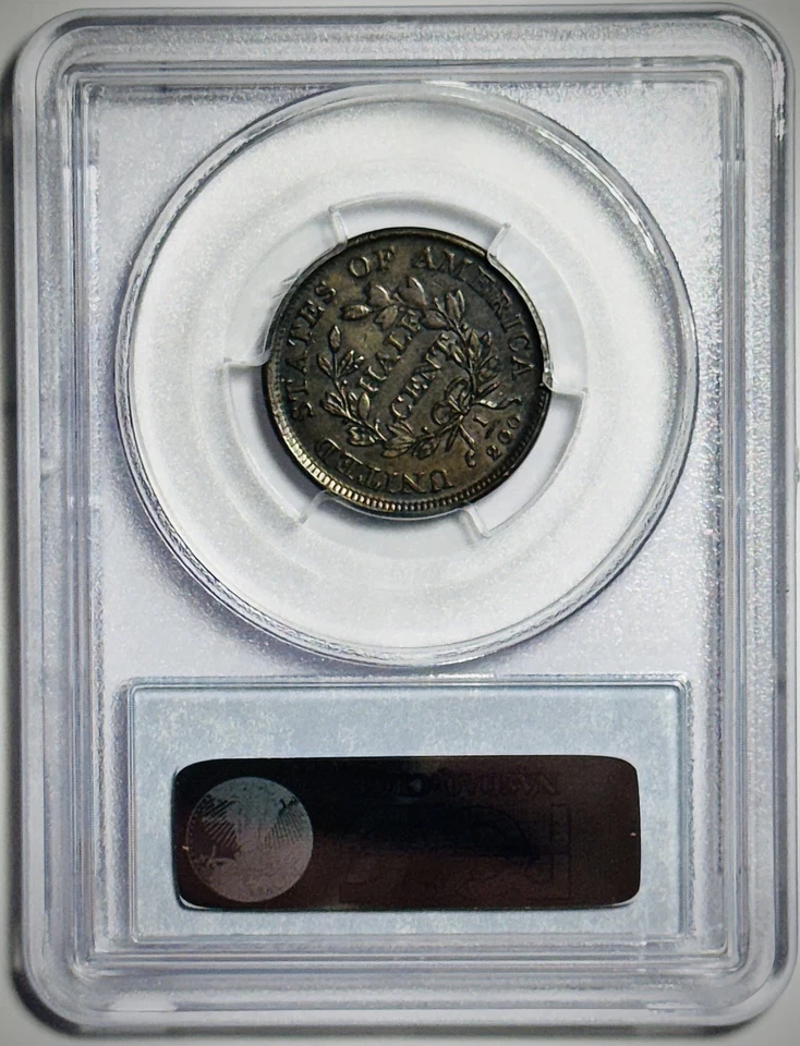 1808 Draped Bust Half Cent - PCGS VF30 - Image 2 of 4