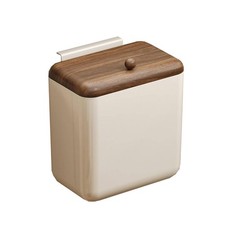 Wall-Mounted Trash in-a-spaceSaving Kitchen Trash Bin with Lid Compact for