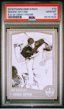 2018 Panini Diamond Kings #73 Shohei Ohtani B And W Grey Frame #'d 72/99 PSA 10