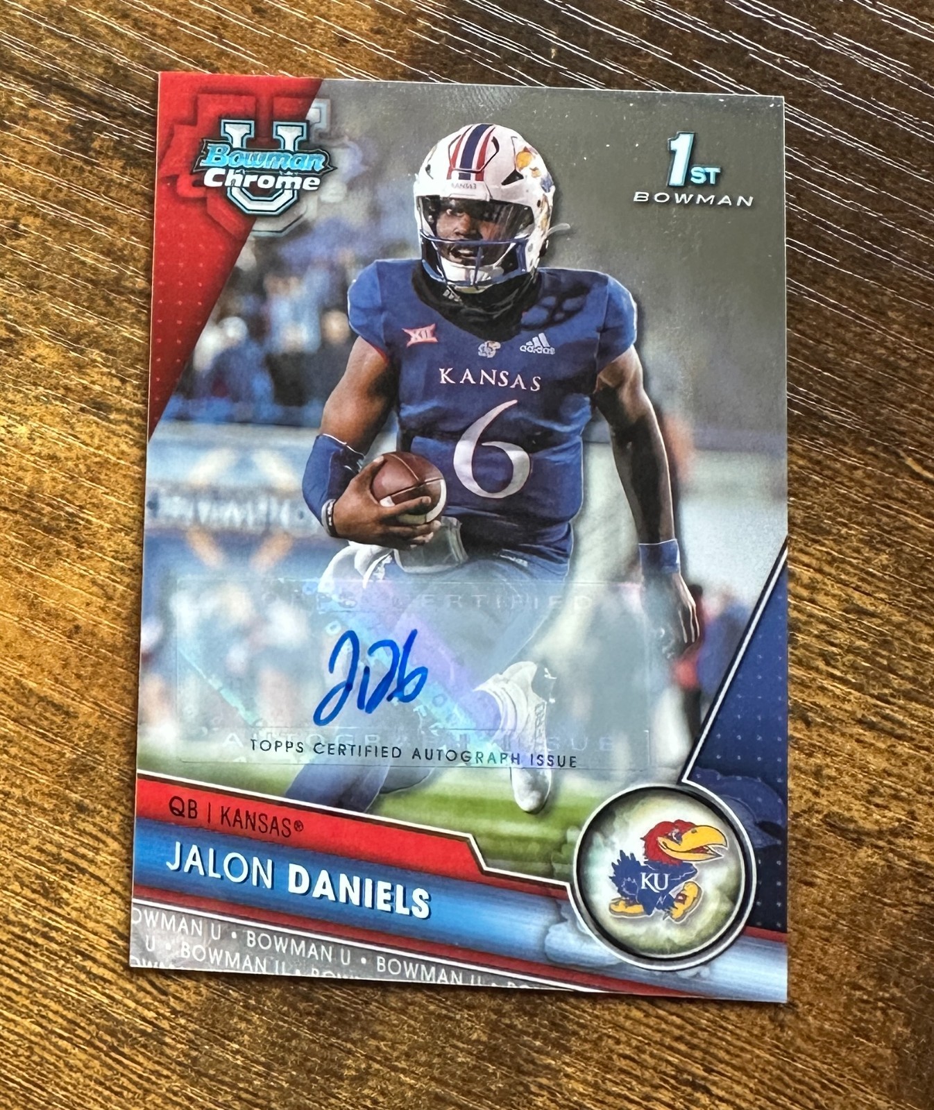 2023 Bowman Chrome University Autographs #173 Jalon Daniels RC X15434